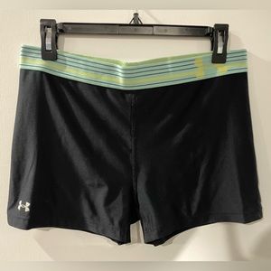 Under Armour compression shorts. Black. Large